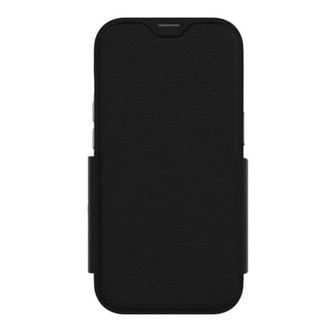 EFM Monaco Case Armour with ELeather and D3O 5G Signal Plus Technology For iPhone 13 (6.1")/iPhone 14 (6.1") - Black / Space Grey