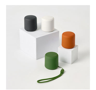 Black Mini Portable Bluetooth Speaker - Compact Wireless Speaker with Rich Bass & Dual Sound Modes