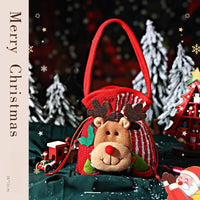 Christmas gift Festive Aussie Christmas Gift Bags: Cute Reindeer, Santa & Snowman Pouches for Xmas Treats & Gifting（moose） 