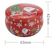 Christmas gift Aussie Christmas Scented Candle Set – 8-Piece Tin Candles with Festive Scents & Designs for Holiday Cheer