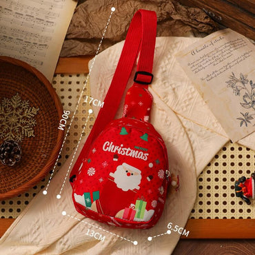 Christmas gifts Aussie Christmas Sling Bag -Santa-Themed, Adjustable & Compact for Festive Gifting & Styling(red)