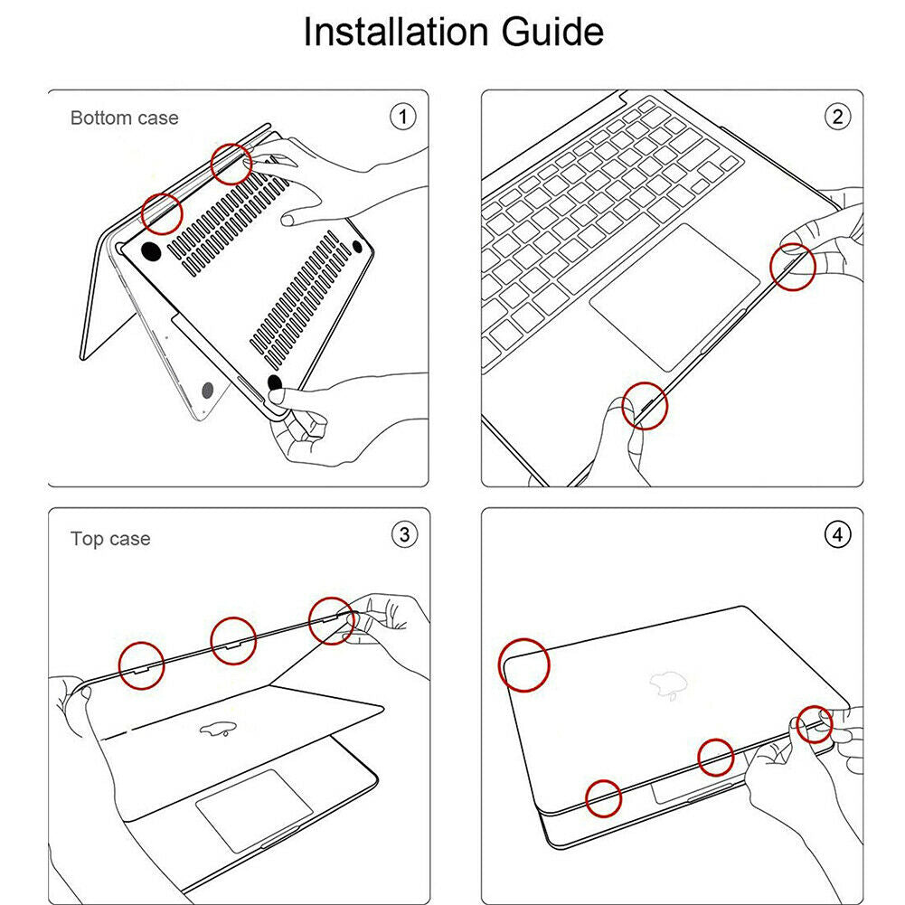 2020 Macbook Pro 13 Inch Case Plastic Hard Case Shell for 2020 Macbook Pro A2251 A2289 A2179(Clear)