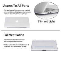 2020 Macbook Pro 13 Inch Case Plastic Hard Case Shell for 2020 Macbook Pro A2251 A2289 A2179(Clear)
