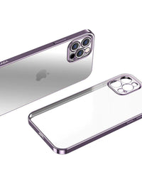 Purple For iPhone 13 12 11 Pro Max Case Thin Matte Ultra Slim Shockproof Clear Cover - iPhone 13