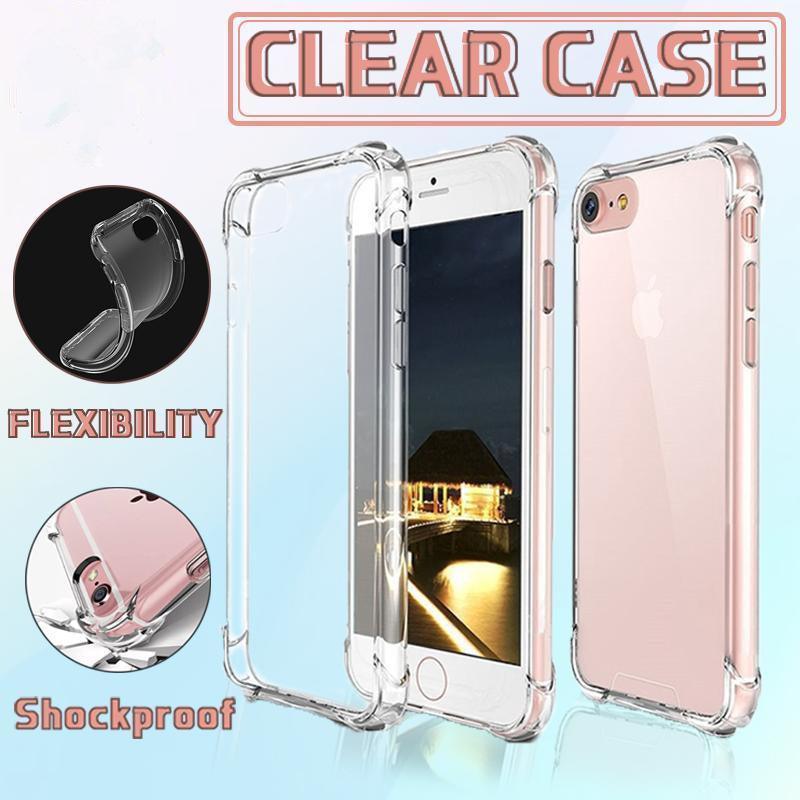 Shockproof Iphone 13 12 11 Pro Max Xs X 8 7 Soft Gel Clear Case Cover For Apple - For iphone 12 Pro Max