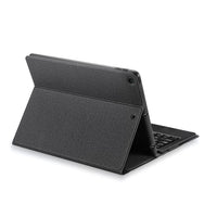 Smart Leather Case With Touchpad For Ipad 10.2 - Black