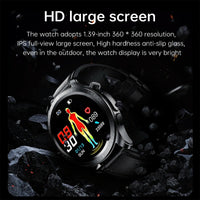 Smart Watch With Heart / Blood Monitoring - Black