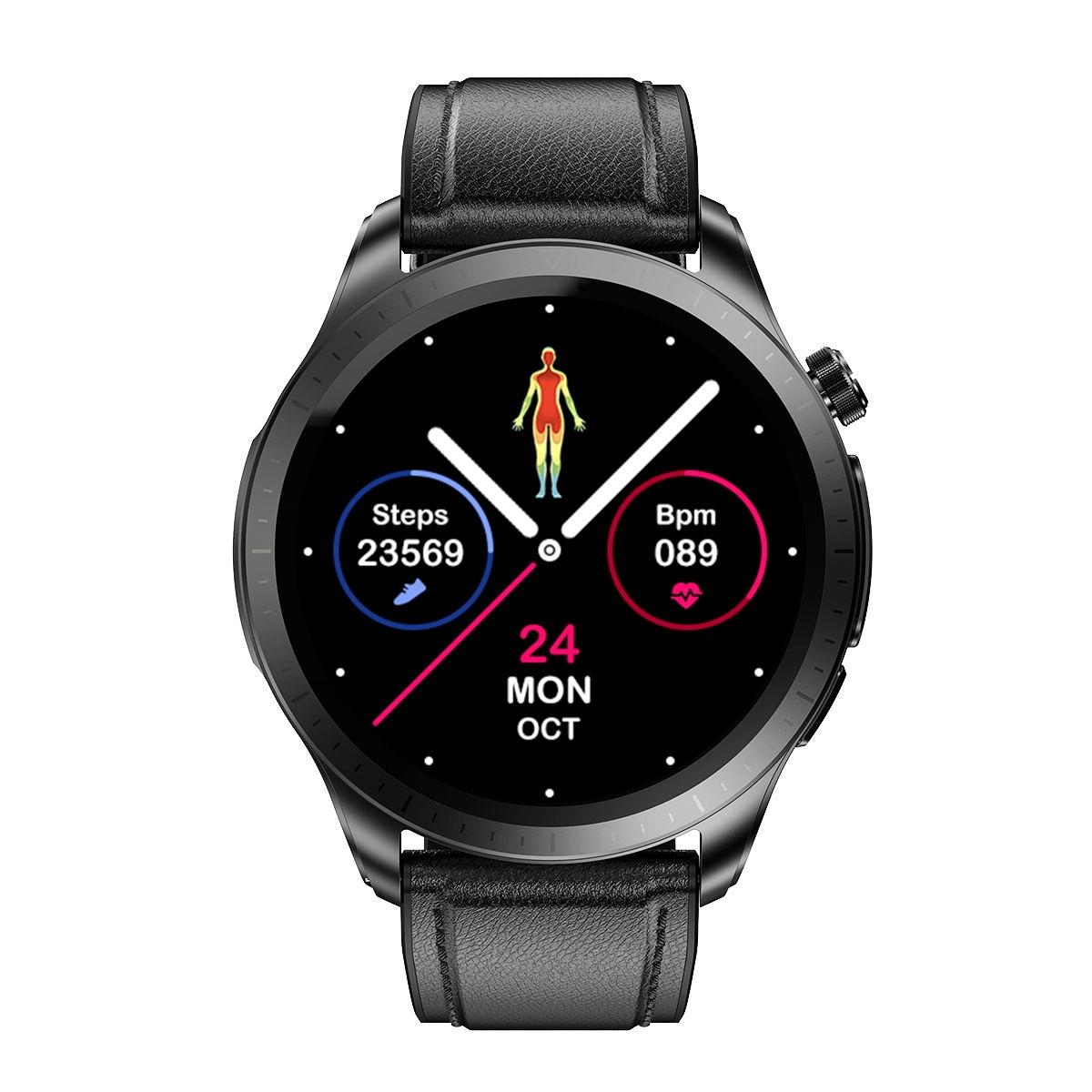 Smart Watch With Heart / Blood Monitoring - Black