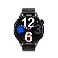 Steel Smart Watch With Colour Screen - Dt4 - Black