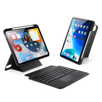 Black Magnetic Bluetooth Keyboard Tablet Case - For Ipad Air 4&5 / Ipad Pro 11 2022