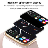 Waterproof Smart Watch With Blood Oxygen Monitoring - Ip68 - Black