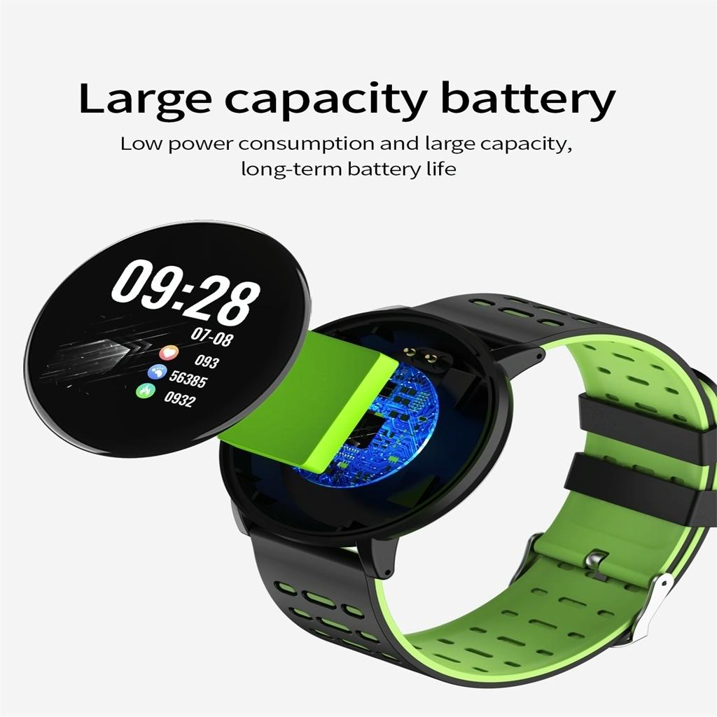 Smart Watch With Call Reminder And Health Monitoring - Green