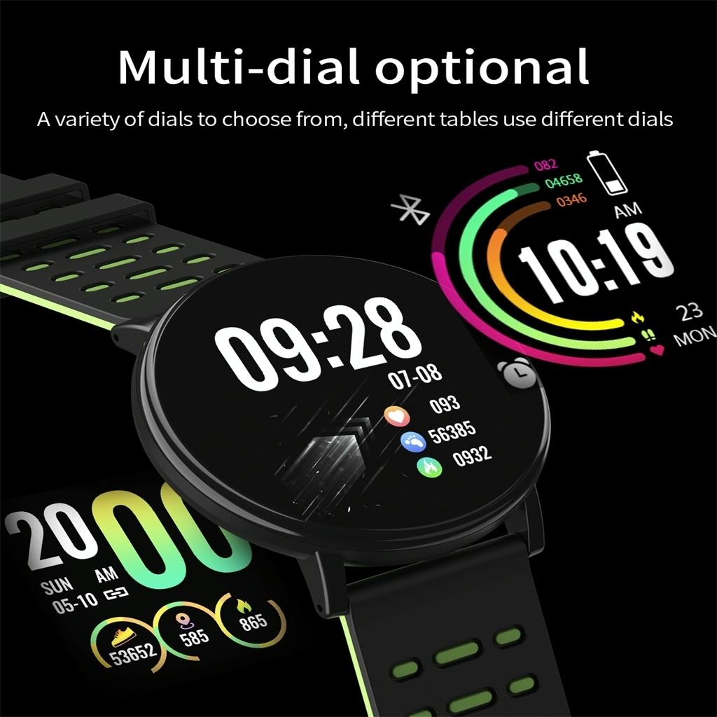 Smart Watch With Call Reminder And Health Monitoring - Green