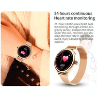 Waterproof Women Menstrual Cycle Smart Watch Gold