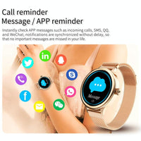 Waterproof Women Menstrual Cycle Smart Watch Gold