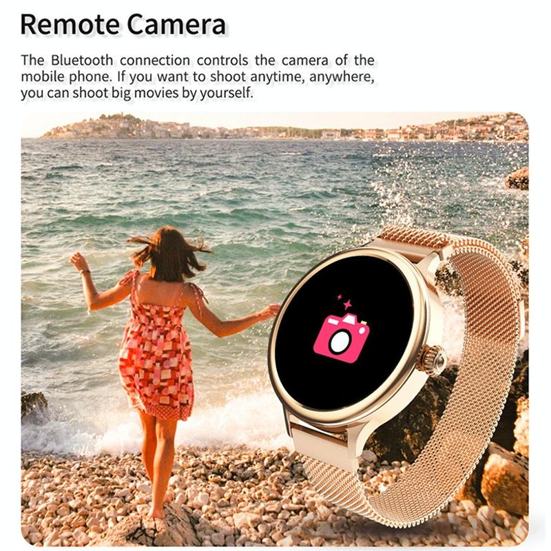 Waterproof Women Menstrual Cycle Smart Watch Gold