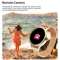 Waterproof Women Menstrual Cycle Smart Watch Gold