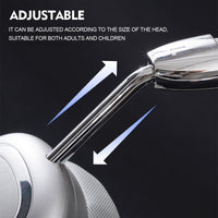 Blue Comfortable Bluetooth Over-Ear Headphones - Soft Earmuffs, Foldable Design, Stereo Sound