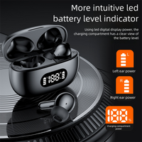 White ProBeat X5 TWS Earbuds: Bluetooth 5.3, LED Smart Display Case, Intuitive Touch Controls, Extended Playtime