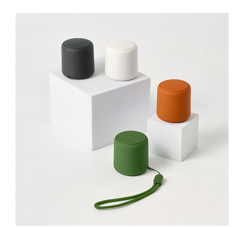 Green Mini Portable Bluetooth Speaker - Compact Wireless Speaker with Rich Bass & Dual Sound Modes